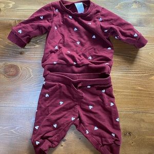 Heart sweatsuit